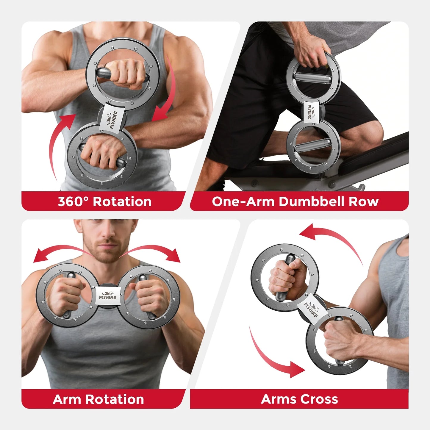 Burn Machine Arm Exercise Equipment with 12LB Adjustable Resistance