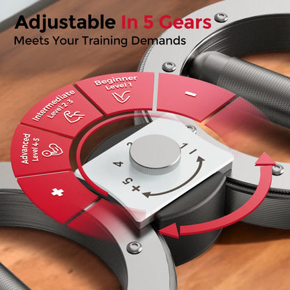 Burn Machine Arm Exercise Equipment with 12LB Adjustable Resistance